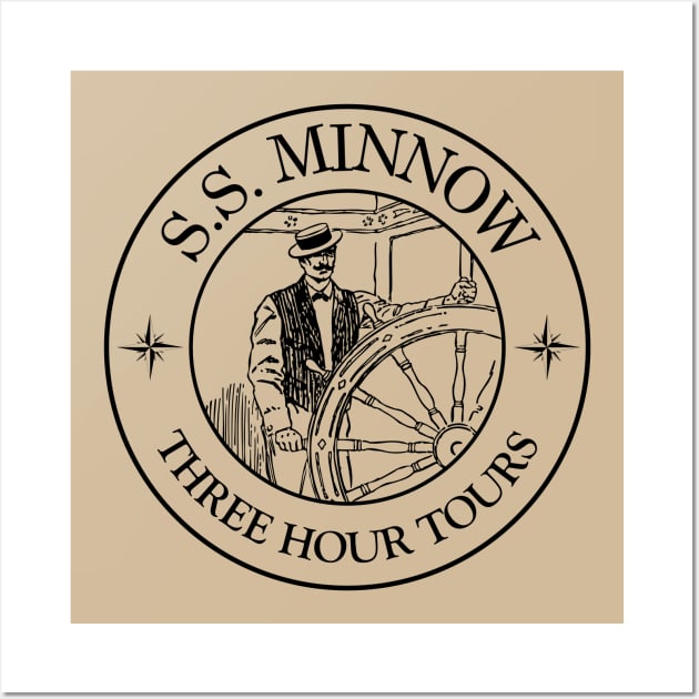 All aboard the S.S. Minnow for a three hour tour Wall Art by Blended Designs